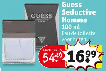 Kruidvat Guess seductive homme 100 ml aanbieding