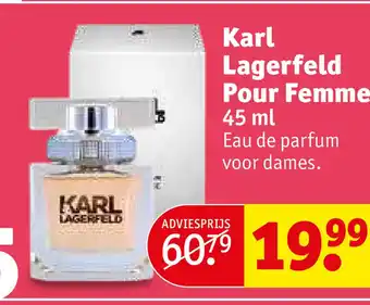 Kruidvat Karl lagerfeld pour femme 45 ml aanbieding