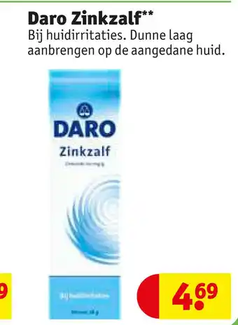 Kruidvat Daro zinkzalf** aanbieding