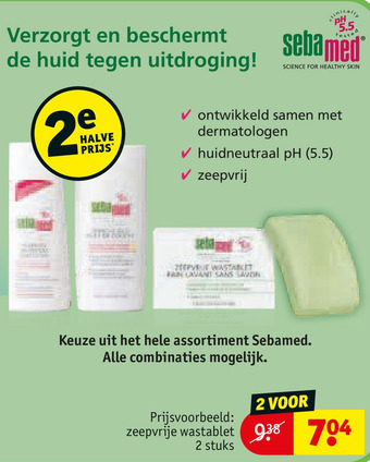 Kruidvat Keuze uit het hele assortiment sebamed. aanbieding