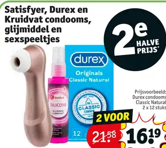 Kruidvat Satisfyer, durex en kruidvat condooms, glijmiddel en sexspeeltjes aanbieding