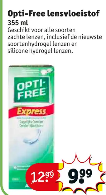 Kruidvat Opti-free lensvloeistof aanbieding