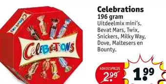 Kruidvat Celebrations 196 gram aanbieding