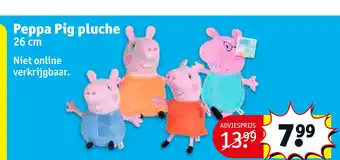 Kruidvat Peppa pig pluche 26 cm aanbieding