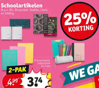 Kruidvat Schoolartikelen aanbieding