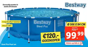 Lidl Steel pro pool set aanbieding