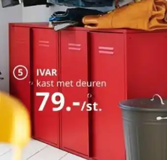 IKEA Ivar kast met deuren aanbieding