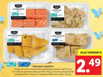 Lidl Delicieux Gourmet vismini's aanbieding