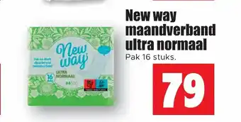 Dirk New way maandverband ultra normaal 16 stuks aanbieding