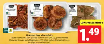 Lidl Delicieux Gourmet luxe vleesmini's aanbieding