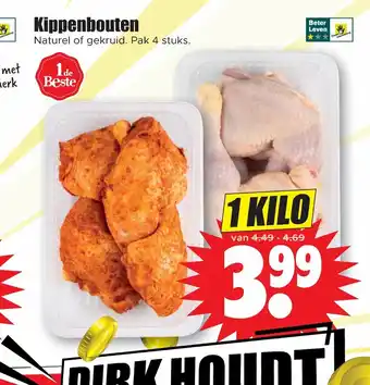 Dirk Kippenbouten 4 stuks 1 kilo aanbieding