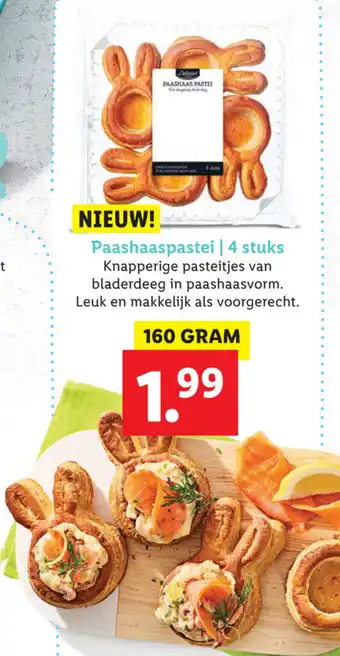 Lidl Delicieux Paashaaspastei 160g aanbieding