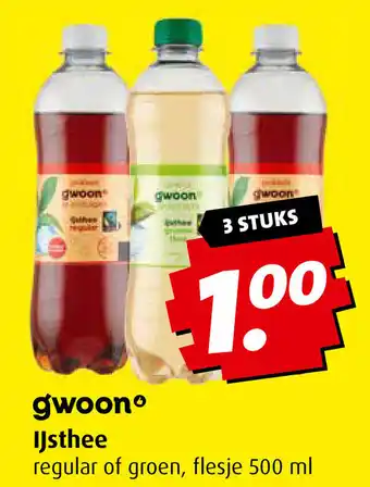 Boni Gwoon ijsthee 500ML aanbieding
