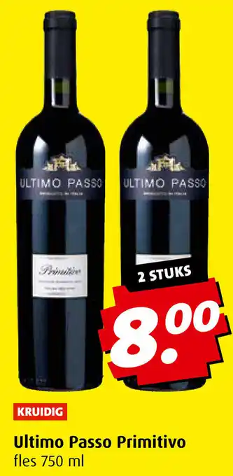 Boni Ultimo passo primitivo 750ML aanbieding