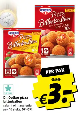 Boni Dr. oetker pizza bitterballen salami of margherita aanbieding