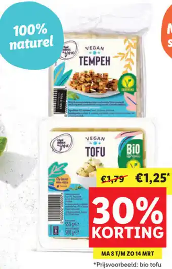 Lidl Chef select & you Vega(n) Tempeh of Tofu aanbieding