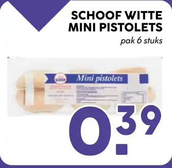 Boon`s Markt Schoof witte mini pistolets aanbieding