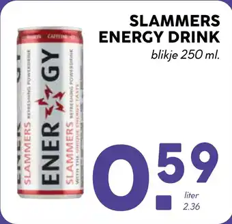 Boon`s Markt Slammers energy drink aanbieding