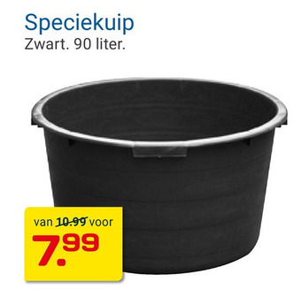 Kluswijs Speciekuip aanbieding