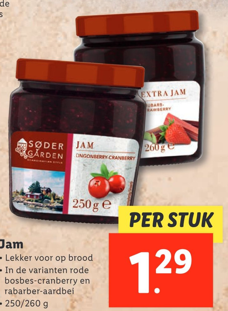 Jam aanbieding bij Lidl