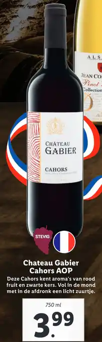 Lidl Chateau gabier cahors aop aanbieding