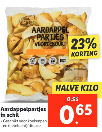 Lidl Aardappelpartjes in schil aanbieding