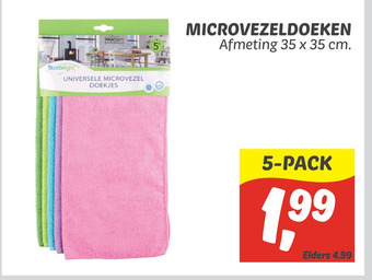 Dekamarkt Microvezeldoeken aanbieding