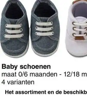 Wibra Baby schoenen aanbieding