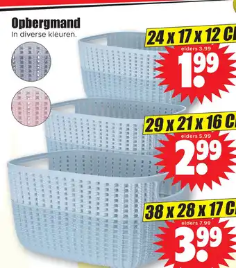 Dirk Opbergmand aanbieding