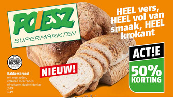 Poiesz Bakkersbrood aanbieding