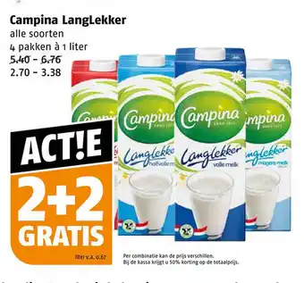 Poiesz Campina langlekker aanbieding