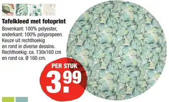 ALDI Tafelkleed 130*160 cm / 160 cm aanbieding