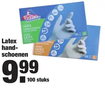 ALDI Latex Handschoenen M/L 100st aanbieding