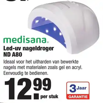 ALDI Medisana LED-uv nageldroger | ND A80 aanbieding