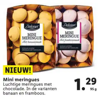 Lidl Delicieux Mini meringues 95g aanbieding