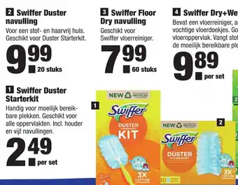 ALDI Swiffer duster navulling 20st aanbieding