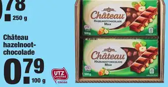 ALDI Chateau Hazelnootchocolade 100g aanbieding