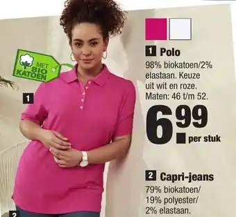 ALDI Dames Polo 46-52 aanbieding