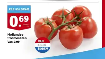 Hoogvliet Hollandse trostomaten per 500 gram aanbieding