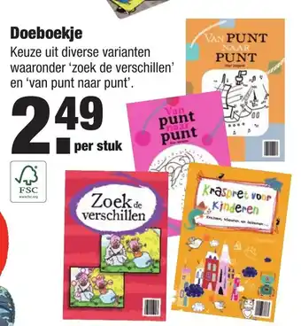 ALDI Doeboekje aanbieding