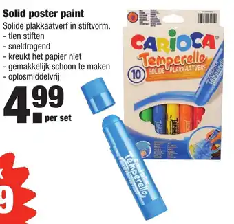 ALDI Solid Poster paint aanbieding