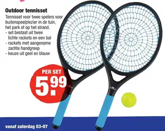 ALDI Outdoor tennisset aanbieding