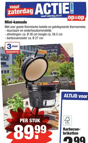 ALDI Mini-kamado aanbieding