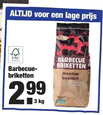 ALDI Barbecuebriketten 3kg aanbieding