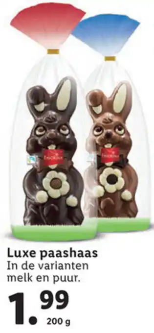 Lidl Favorina Luxe paashaas 200g aanbieding