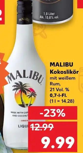 Kaufland DE Malibu Kokoslikor 700ml aanbieding