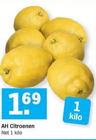 Albert Heijn AH Citroenen 1kg aanbieding