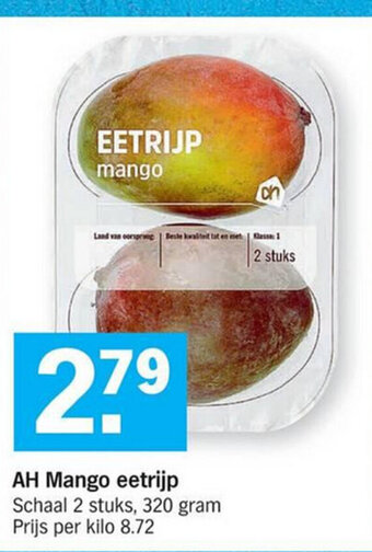 Albert Heijn AH Mango eetrijp aanbieding