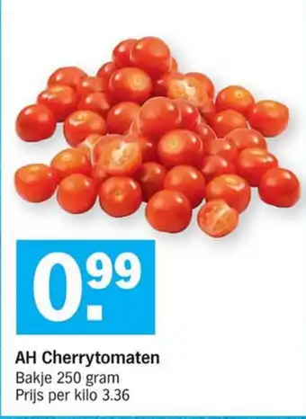 Albert Heijn AH Cherrytomaten 250g aanbieding