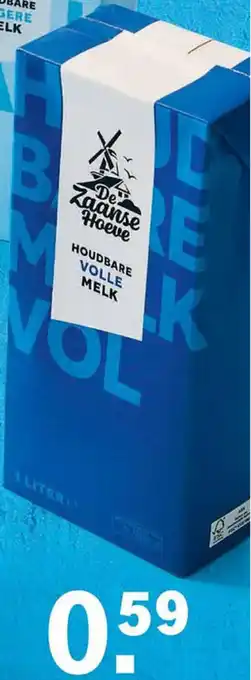 Albert Heijn De Zaanse Hoeve houdbare melk aanbieding